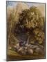Pastoral with a Horse Chestnut Tree, C.1830-31 (Watercolour and Bodycolour)-Samuel Palmer-Mounted Giclee Print