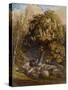 Pastoral with a Horse Chestnut Tree, C.1830-31 (Watercolour and Bodycolour)-Samuel Palmer-Stretched Canvas
