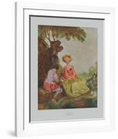 Pastoral-Antoine Watteau-Framed Collectable Print