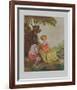 Pastoral-Antoine Watteau-Framed Collectable Print