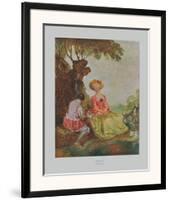 Pastoral-Antoine Watteau-Framed Art Print