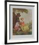 Pastoral-Antoine Watteau-Framed Art Print