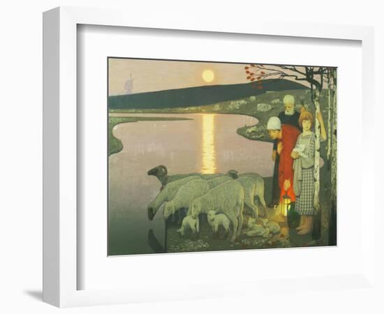 Pastoral-Frederick Cayley Robinson-Framed Giclee Print