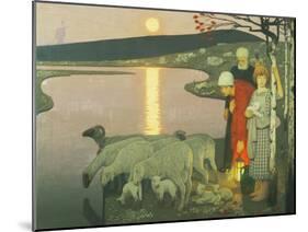 Pastoral-Frederick Cayley Robinson-Mounted Giclee Print