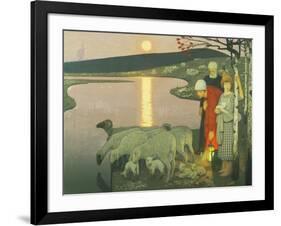 Pastoral-Frederick Cayley Robinson-Framed Giclee Print