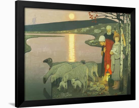 Pastoral-Frederick Cayley Robinson-Framed Giclee Print