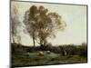 Pastoral-Jean-Baptiste-Camille Corot-Mounted Giclee Print