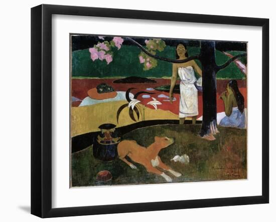 Pastorales Tahitiennes, 1892-Paul Gauguin-Framed Giclee Print