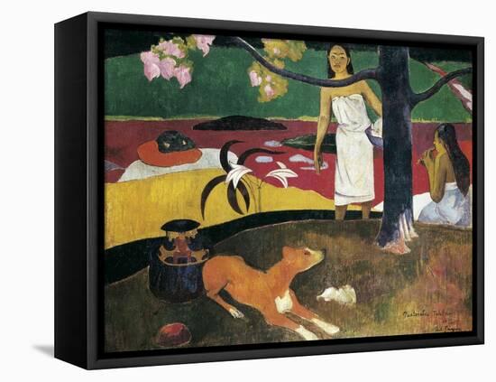 Pastorales Tahitiennes-Paul Gauguin-Framed Stretched Canvas