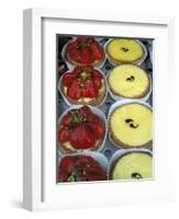 Pastries in Shop Window, Paris, France-Michele Molinari-Framed Photographic Print