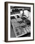 Pastry Chef at Hanselmann's Tearoom Preparing Confections for Afternoon Tea-null-Framed Photographic Print