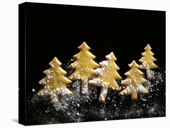 Pastry Christmas Trees with Pearl Sugar-null-Stretched Canvas