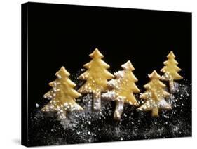Pastry Christmas Trees with Pearl Sugar-null-Stretched Canvas