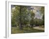 Pasture Ground with Cows Near Louveciennes, 1874-Alfred Sisley-Framed Giclee Print