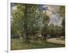 Pasture Ground with Cows Near Louveciennes, 1874-Alfred Sisley-Framed Giclee Print