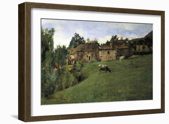 Pasture in Pietramala, 1889-Telemaco Signorini-Framed Giclee Print