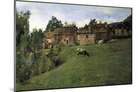 Pasture in Pietramala, 1889-Telemaco Signorini-Mounted Giclee Print