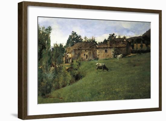 Pasture in Pietramala, 1889-Telemaco Signorini-Framed Giclee Print