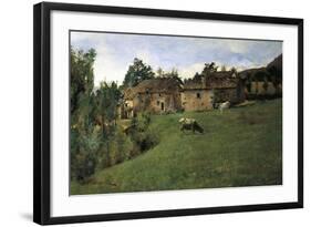 Pasture in Pietramala, 1889-Telemaco Signorini-Framed Giclee Print