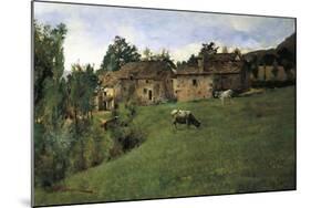 Pasture in Pietramala, 1889-Telemaco Signorini-Mounted Giclee Print