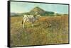 Pasture in Pietramala-Telemaco Signorini-Framed Stretched Canvas