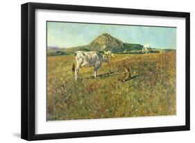 Pasture in Pietramala-Telemaco Signorini-Framed Giclee Print