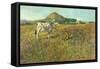 Pasture in Pietramala-Telemaco Signorini-Framed Stretched Canvas