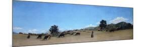 Pasture in the Mountains-Raffaello Sernesi-Mounted Premium Giclee Print