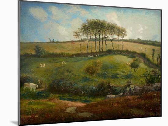 Pasture Near Cherbourg (Normandy), 1871-2-Jean-Francois Millet-Mounted Giclee Print