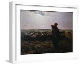 Pasture-Jean-François Millet-Framed Giclee Print