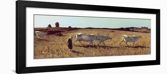 Pastures in Castiglioncello, 1861-Telemaco Signorini-Framed Giclee Print