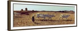 Pastures in Castiglioncello, 1861-Telemaco Signorini-Framed Giclee Print