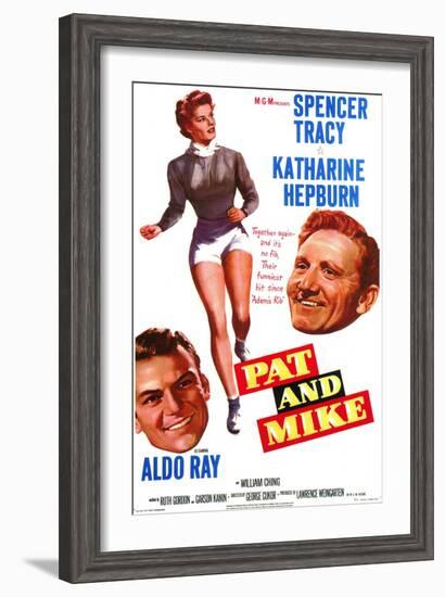 Pat and Mike, 1952-null-Framed Art Print