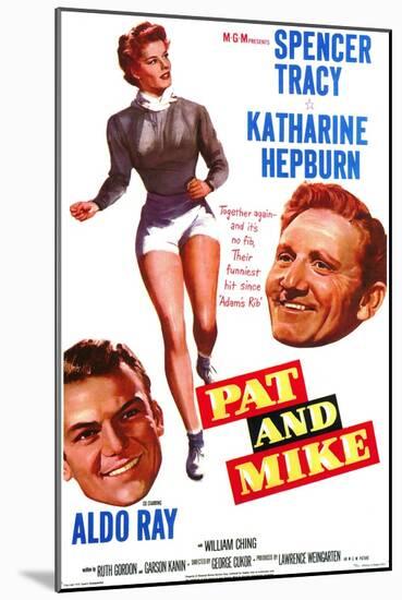 Pat and Mike, 1952-null-Mounted Art Print