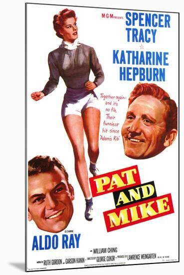 Pat and Mike, 1952-null-Mounted Premium Giclee Print