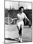 Pat And Mike, Katharine Hepburn Playing Tennis On The Set, 1952-null-Mounted Photo