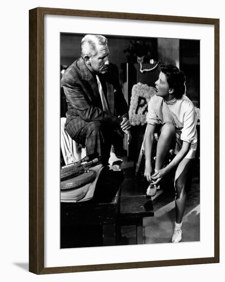 Pat And Mike, Spencer Tracy, Katharine Hepburn, 1952-null-Framed Photo