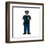 Pat from New York-Tosh-Framed Art Print