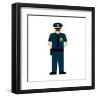 Pat from New York-Tosh-Framed Art Print