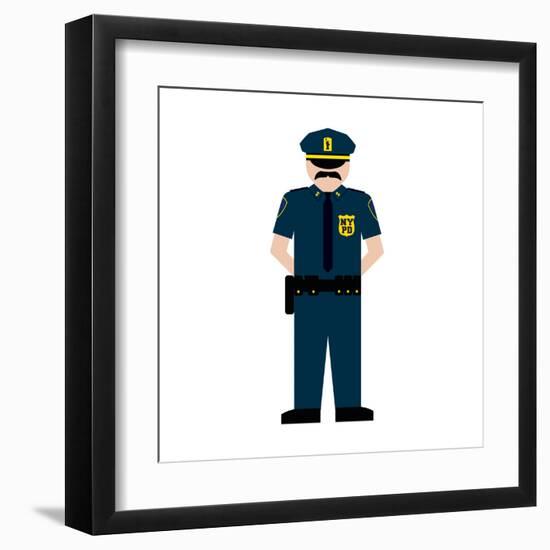 Pat from New York-Tosh-Framed Art Print