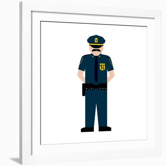 Pat from New York-Tosh-Framed Art Print