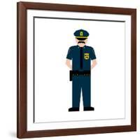 Pat from New York-Tosh-Framed Art Print