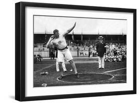 Pat MacDonald at the 1912 Summer Olympics in Stockholm, 1912-null-Framed Photographic Print