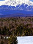 Mount Katahdin Looms in the Background Near Millinocket, Maine-Pat Wellenbach-Photographic Print