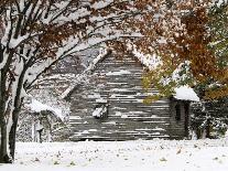 October Snow-Pat Wellenbach-Framed Stretched Canvas