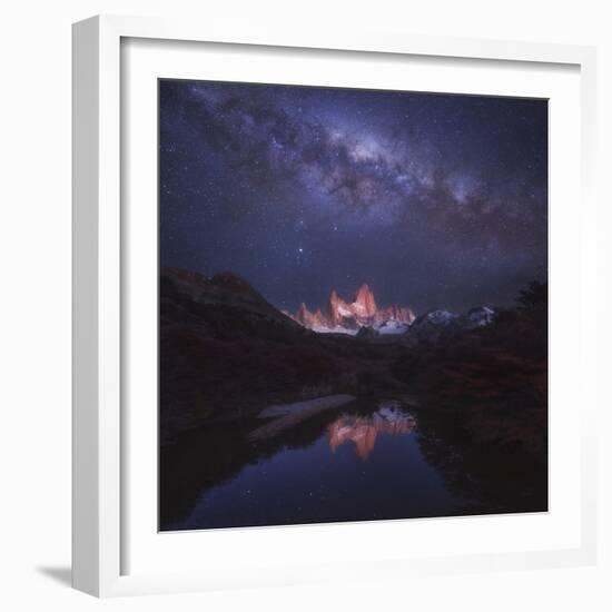 Patagonia Autumn Night-Yan Zhang-Framed Photographic Print