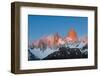 Patagonia, Cerro Fitzroy, Cerro Torre and Poincenot at sunrise, Los Glaciares National Park-Howie Garber-Framed Photographic Print