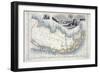 Patagonia, from a Series of World Maps Published by John Tallis & Co., New York & London, 1850s-John Rapkin-Framed Premium Giclee Print