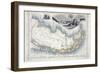 Patagonia, from a Series of World Maps Published by John Tallis & Co., New York & London, 1850s-John Rapkin-Framed Giclee Print