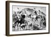 Patagonian Funeral Procession, C1880-null-Framed Giclee Print